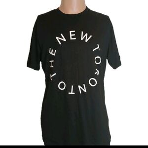 Forever Umbrella Black Graphic T-Shirt White logo unisex short sleeves Used